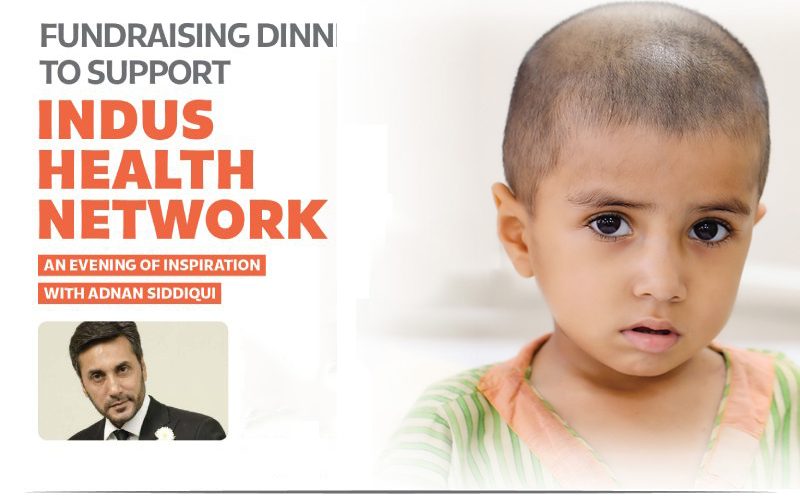 Fundraising dinner in South London to support Indus Health Network with Adnan Siddiqui