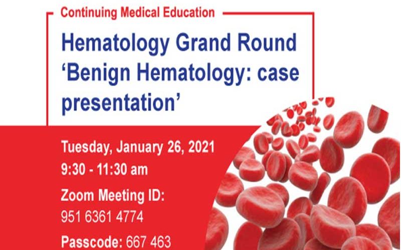 Hematology Grand Round ‘Benign Hematology: case presentation’