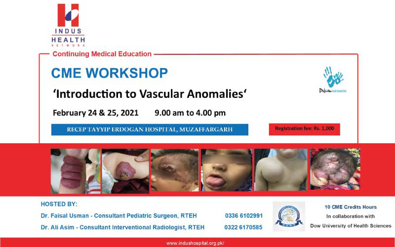 CME WORKSHOP: Introduction to Vascular Anomalies