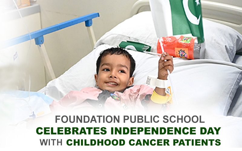 Foundation Public school celebrates independence day with childhood cancer patients