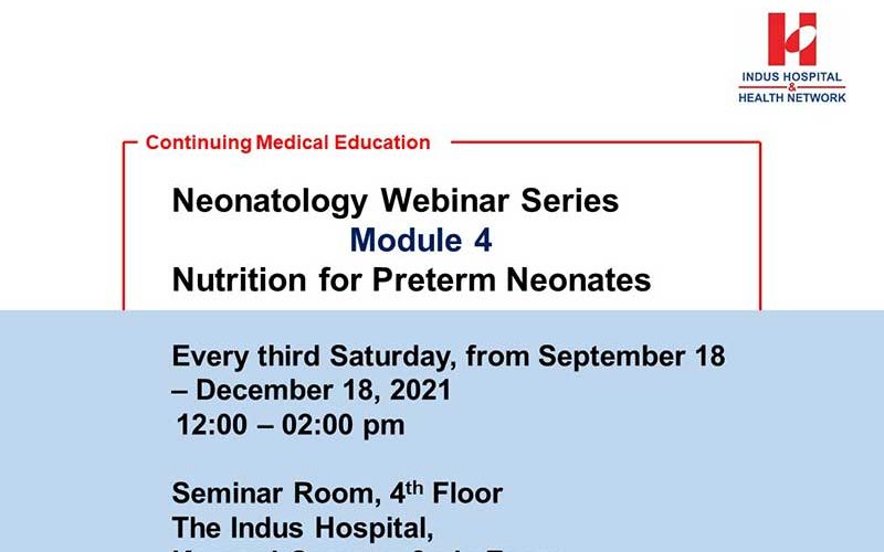 Neonatology Webinar Series Module 4