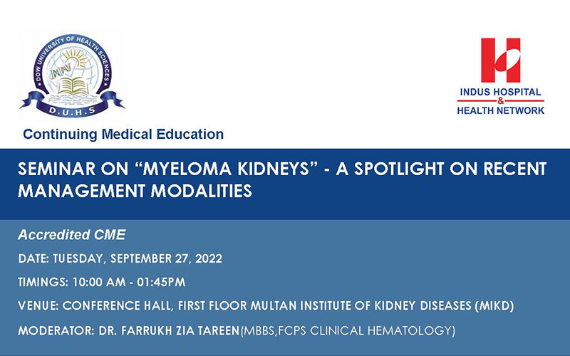 Accredited CME on Myeloma Kidneys