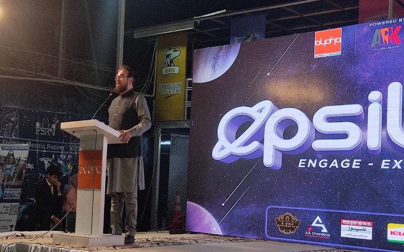 Indus Hospital and Health Network's (IHHN) Indus Yaqeen attended the closing ceremony of Epsilon III, hosted by Alpha College.