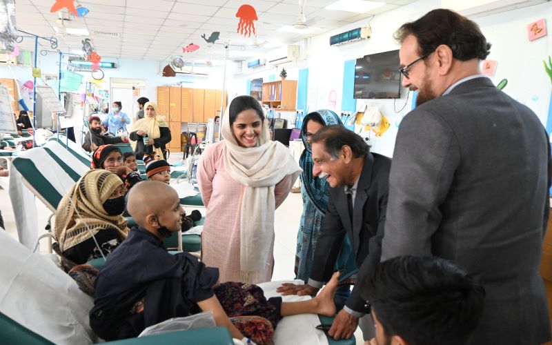The Indus Hospital, Korangi Campus, was visited by Mir Jan Muhammad Khan Jamali, the acting Governor of Balochistan, on January 18, 2023.