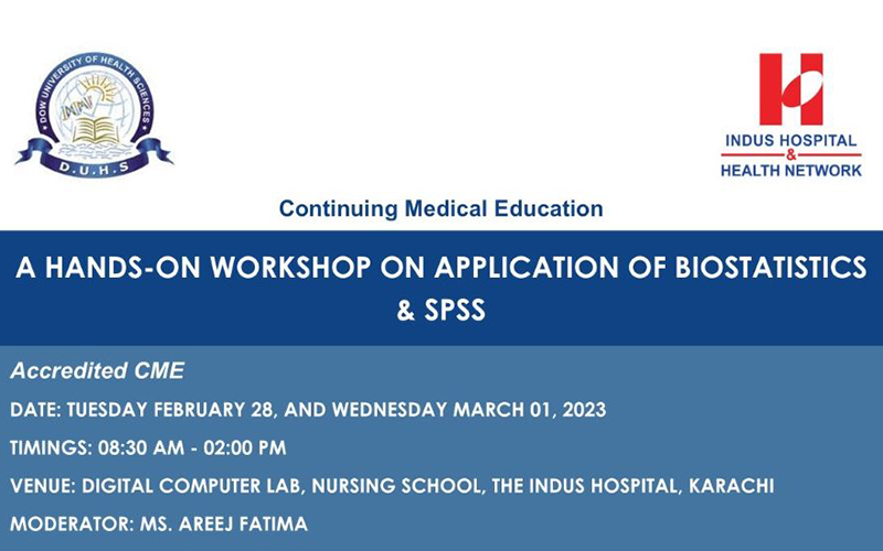 A Hands-On Workshop On Application Of Biostatistics & Spss