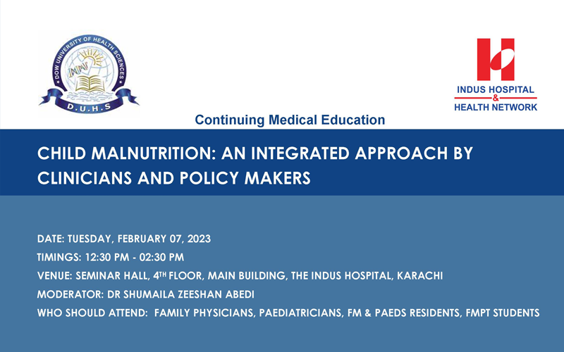 Child Malnutrition: An integrated approach by clinicians and policy makers