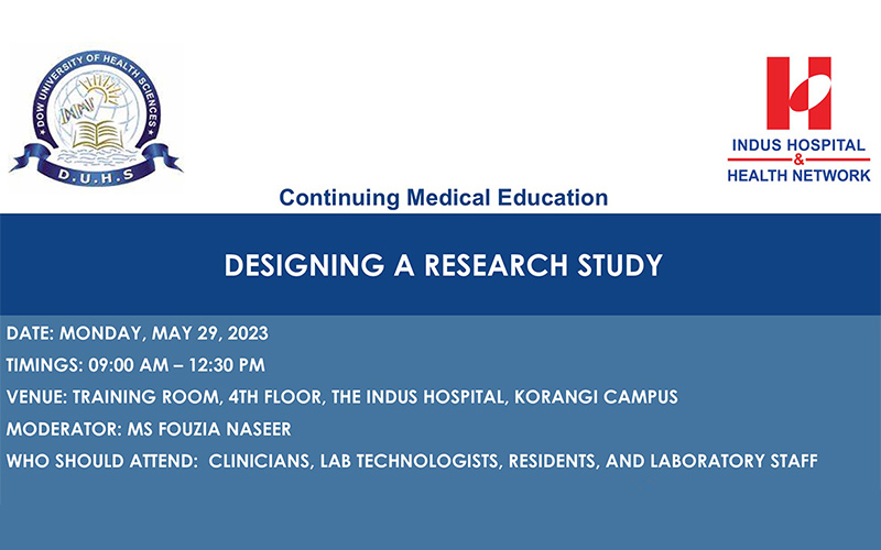 CME Design a Research Study
